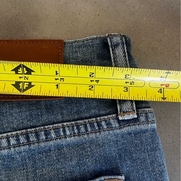 J. Crew Blue Jeans Womens 30x27 Distressed Raw Hem Straight Denim Medium Wash - Picture 4 of 8